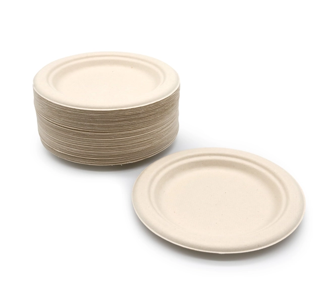 Sugarcane Fibre Plates Wholesale