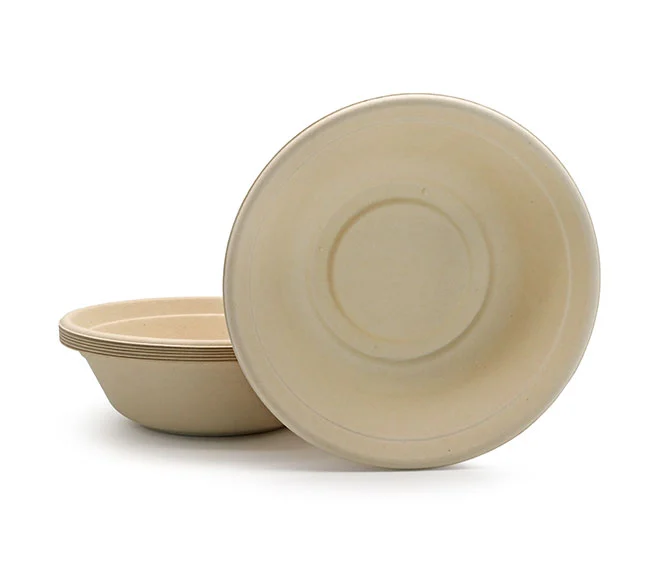 32-oz Biodegradable Sugarcane Bowls